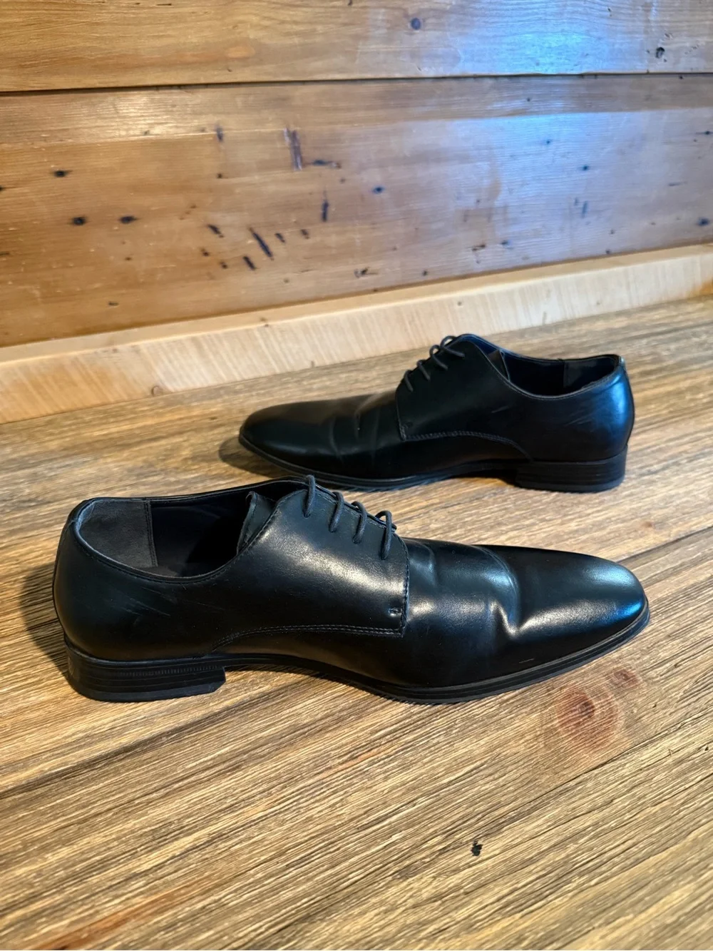 Classic Black Men's Dress Shoes